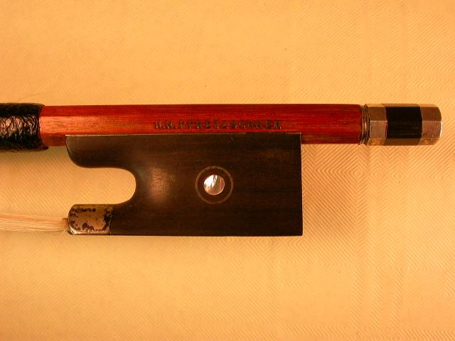 VIOLIN BOW BY H.R. PFRETZSCHNER, More Informations...