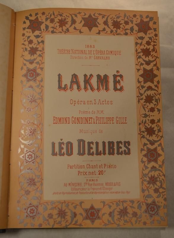 LAKME BY LEO DELIBES, More Informations...