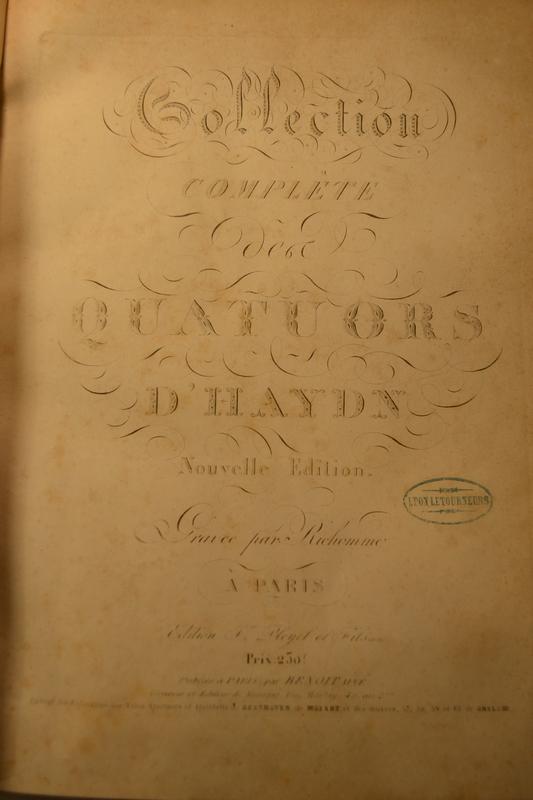 QUARTETS BY JOSEPH HAYDN, More Informations...