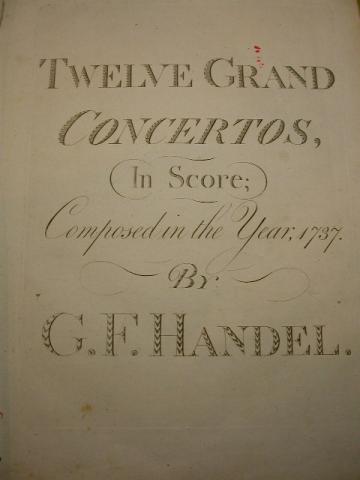 DOUZE GRANDS CONCERTOS DE HAENDEL , Plus d'infos...