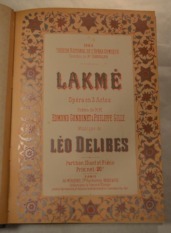 LAKME DE LEO DELIBES, Plus d'infos...